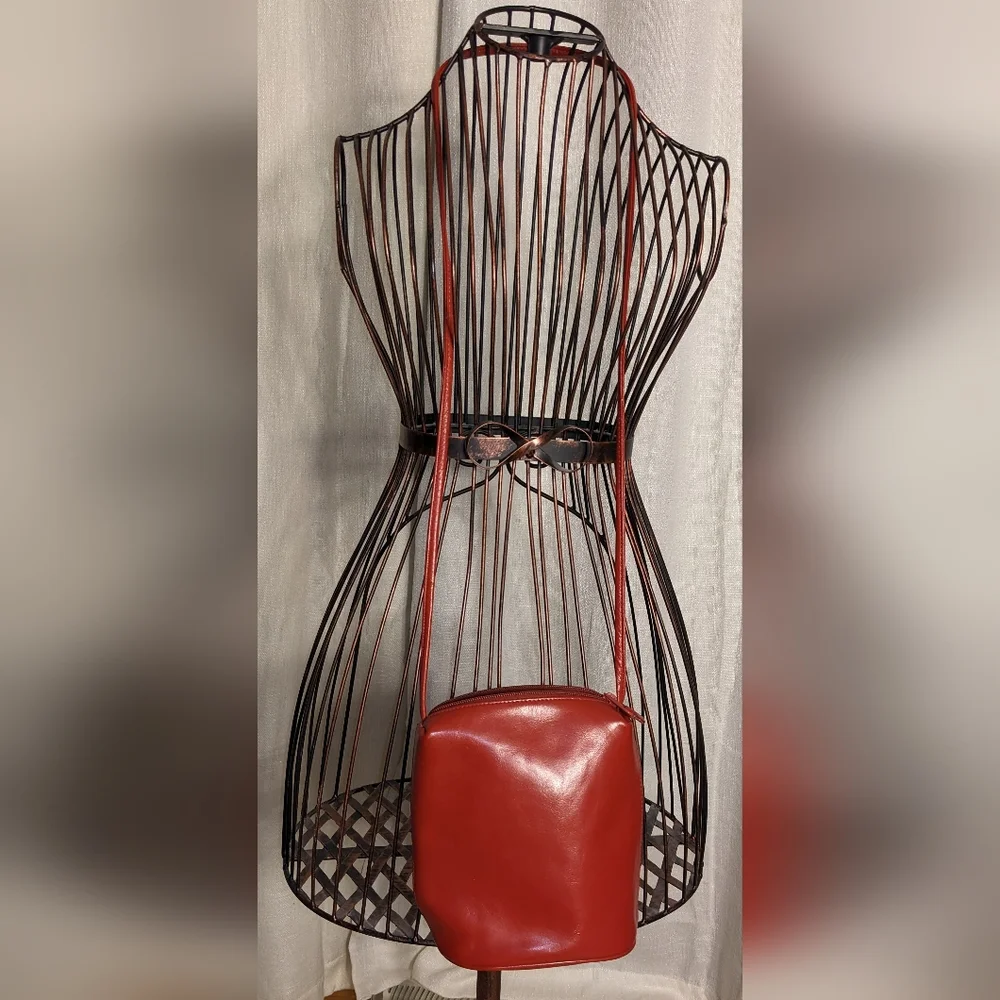 Red small Wilson's Leather Hobo bag‎